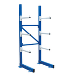 Rayonnage horizontal Cantilever Mi-Lourd C+ Simple Face | 275 Kg/niveau